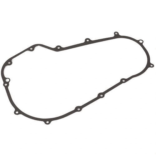 A motorcycle engine cover gasket is shown.
