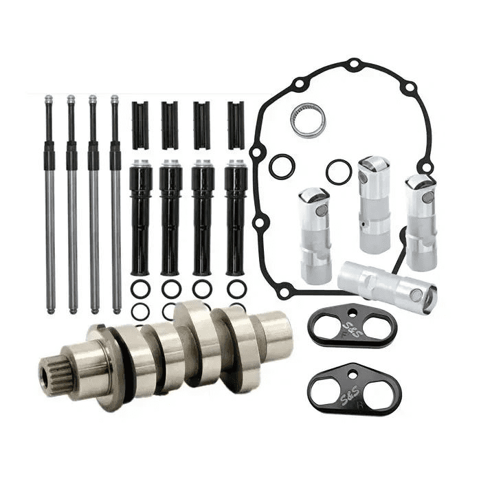 A group of parts that include the cylinder head, valves and gaskets.